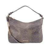 BRAHMIN HEATHER SHOULDER BAGS BLUE