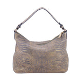 BRAHMIN HEATHER SHOULDER BAGS BLUE