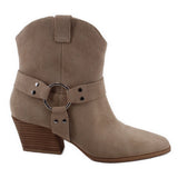 OPEN EDIT SUEDE BOOTIES TAUPE 7 US