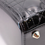 DIOR LARGE LADY DIOR TOTE CROSSBODYS BLACK