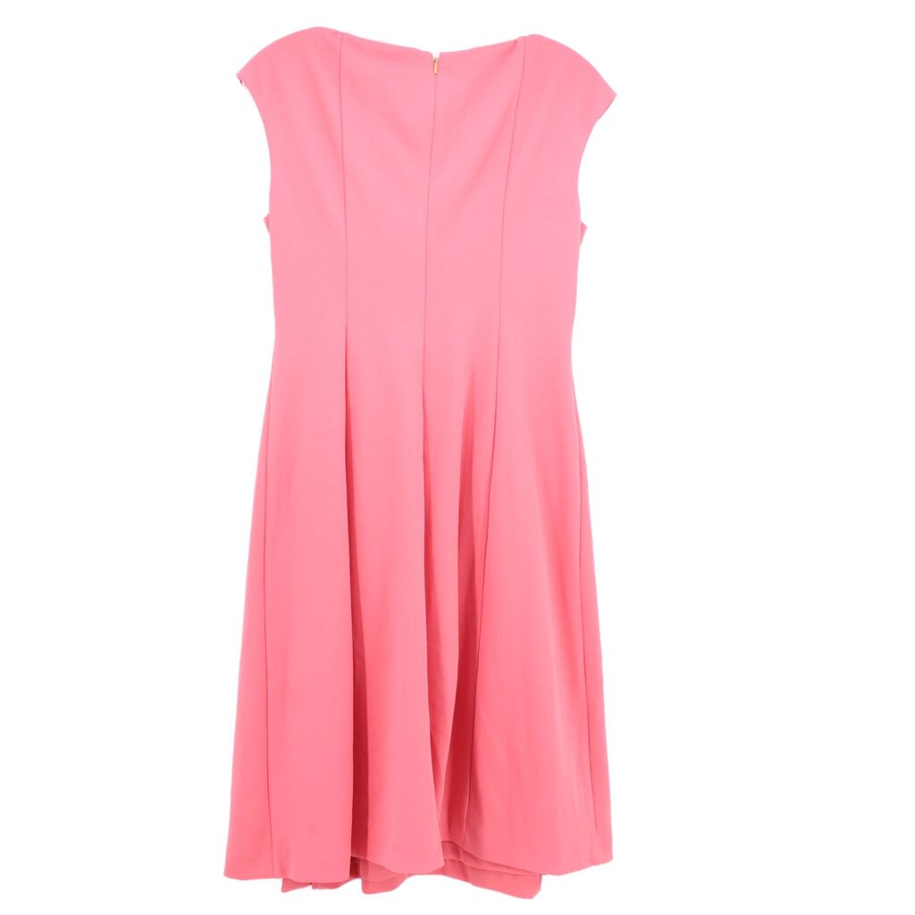 Sleeveless dress, pink with cap sleeves and back zipper seam