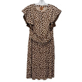 TORY BURCH PRINT DRESSES BROWN L
