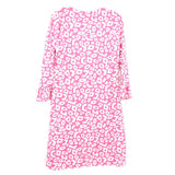 BARBARA GERWIT LONG SLEEVE DRESSES PINK/MULTI L
