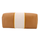 PRADA PERFORATED BOSTON SHOULDER BAGS TAN