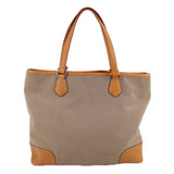 PRADA CANAPA LOGO TOTES BROWN