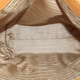 PRADA CANAPA LOGO TOTES BROWN
