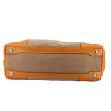 PRADA CANAPA LOGO TOTES BROWN
