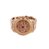 MICHAEL KORS rose gold watch with dial, subdials, and date window