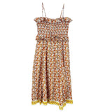 J CREW FLORAL DRESSES ORANGE L