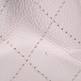 CHANEL MEDIUM DOUBLE FLAP SHOULDER BAGS CHALK