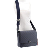 GUCCI OPHIDIA MESSENGER CROSSBODYS BLUE