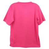 GANNI SHORT SLEEVE TOPS PINK M