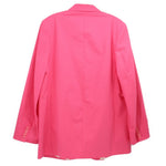 SAMSOE pink blazer jacket back view with structured shoulders
