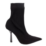 ZARA HEELED BOOTIES BLACK 38 EU | 8 US