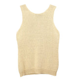 THEORY SLEEVELESS TOPS BEIGE L