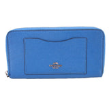 COACH ACCORDION ZIP WALLETS BLUE