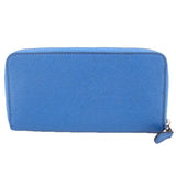 COACH ACCORDION ZIP WALLETS BLUE