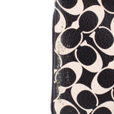 COACH SIGNATURE STRIPE WRISTLET POUCHES BLACK