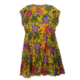 JOHNNY WAS FLORAL DRESSES YELLOW XS