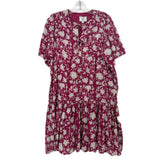 LOVE TOM FLORAL DRESSES FUCHSIA M/L