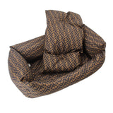FENDI PET BED ACCESSORIES BROWN