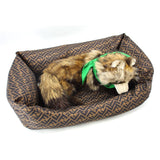 FENDI PET BED ACCESSORIES BROWN