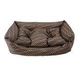 FENDI PET BED ACCESSORIES BROWN