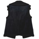 BROCHU WALKER FAUX SHEARLING VEST BLACK S