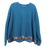 QUEEN/SPARKLE SEQUIN TOPS TEAL L