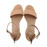EILEEN FISHER MARA ANKLE STRAP WEDGE SANDALS TAN 9.5 US
