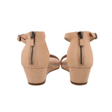 EILEEN FISHER MARA ANKLE STRAP WEDGE SANDALS TAN 9.5 US