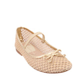 DOLCE VITA MARY JANE FLATS GOLD 6.5 US