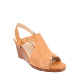 COLE HAAN WEDGE SANDALS BROWN 9.5 US