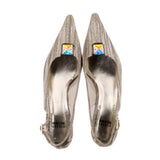 STUART WEITZMAN SLINGBACK HEELS CREAM 9.5 US