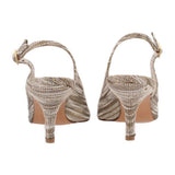 STUART WEITZMAN SLINGBACK HEELS CREAM 9.5 US