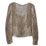 FRAME LEOPARD TOPS BROWN S