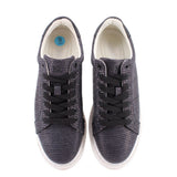 RALPH LAUREN ANGELINE TEXTURED SNEAKERS BLACK 6 US