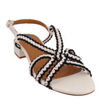 SEZANE ROSA LOW SANDALS WHITE 42 EU | 11 US