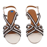 SEZANE ROSA LOW SANDALS WHITE 42 EU | 11 US
