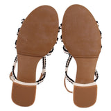 SEZANE ROSA LOW SANDALS WHITE 42 EU | 11 US