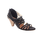 MATT BERNSON STRAPPY HEELS BLACK 11 US