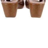 DANSKO PLATFORM SANDALS BROWN 9 US
