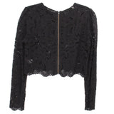 A.L.C. LACE TOPS BLACK M | 8