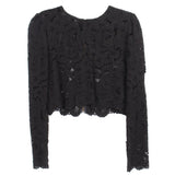 A.L.C. LACE TOPS BLACK M | 8