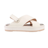 AGL MAYA CRISSCROSS PLATFORM SANDALS WHITE 41 EU | 10 US