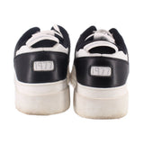 LE TIGRE LEATHER SNEAKERS BLACK/WHITE 8.5 US