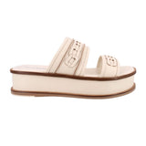 KELSI DAGGER BROOKLYN DRIFT PLATFORM SLIDE SANDALS CREAM 9.5 US
