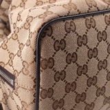 GUCCI CANVAS BACKPACKS BROWN