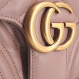 GUCCI MEDIUM MARMONT CROSSBODYS TAUPE