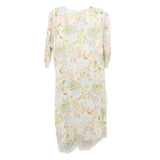 TED BAKER RUCHED DRESSES BEIGE L